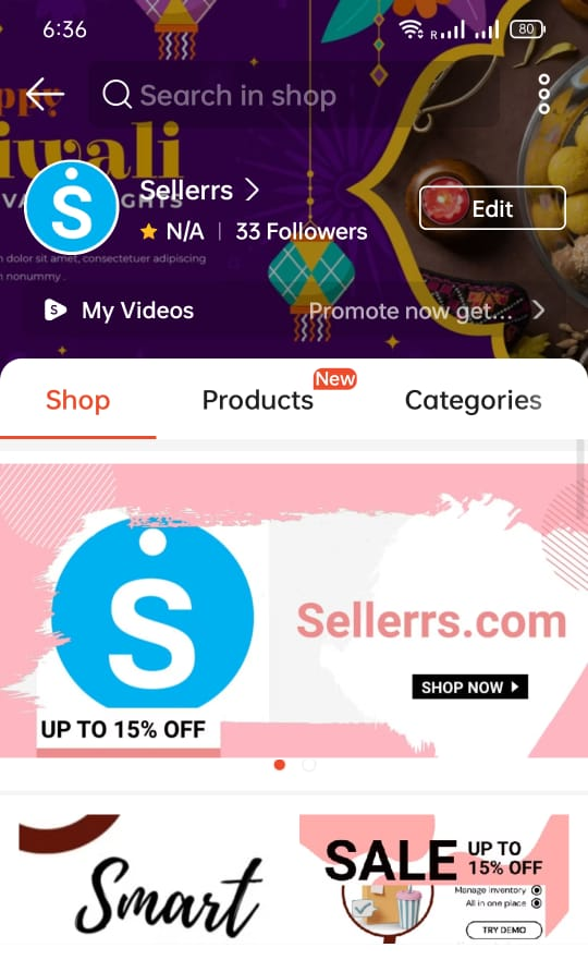 Shopee page